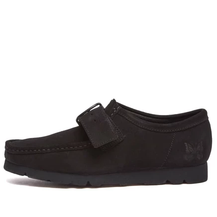 Ремешок Clarks Originals x Needles Wallabee black sde
