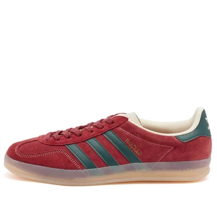 Кроссовки Adidas Gazelle Indoor, красно-зеленые
