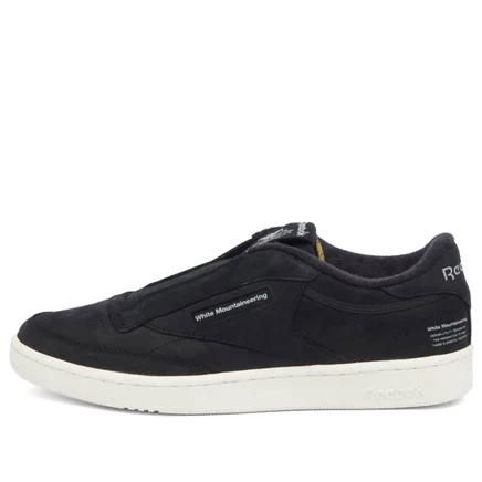 Мужские кроссовки Reebok Club C 85, черно-серо-белые