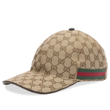 Мужская кепка Gucci GG Logo, бежевая