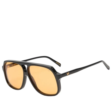 Мужские очки Vintage Frames King Size, черно-оранжевые