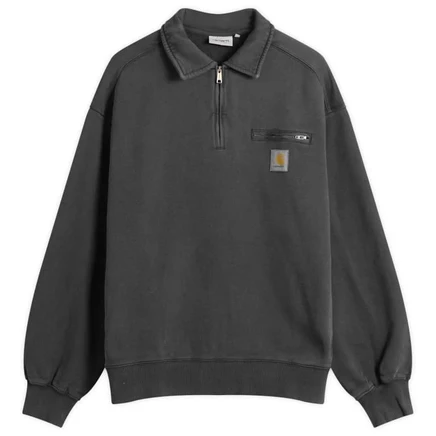 Детройтская толстовка Carhartt WIP на молнии до половины длины