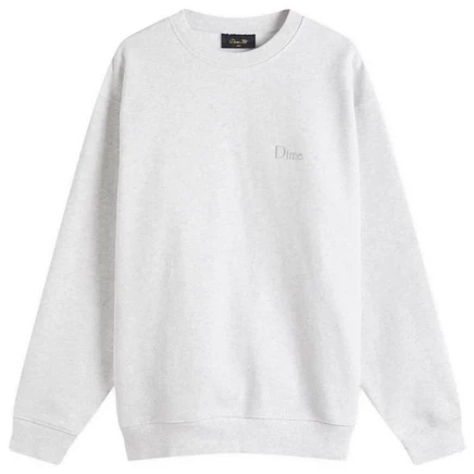 Мужской свитшот Dime Classic Small Logo, пепельный