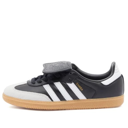 Женские кроссовки Adidas Samba LT, черно-белые с золотом