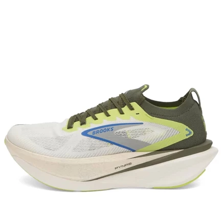Мужские кроссовки Brooks Hyperion Max 3 x PYNRS, бело-лаймово-синие