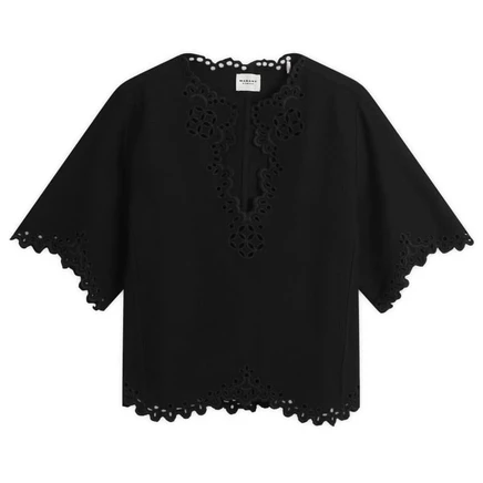 Женская блуза Isabel Marant Shana, выцветший черный