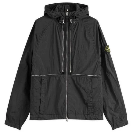 Мужская парка Stone Island 2-в-1 Nylon Metal, черная