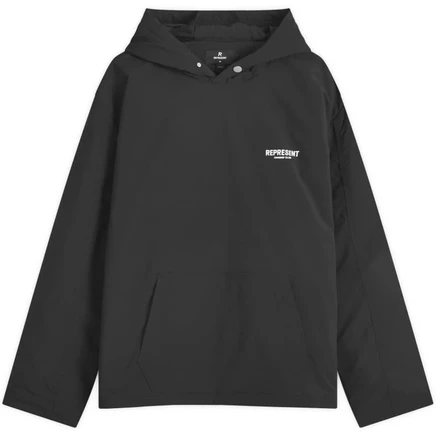 Мужское худи Represent Owners Club с капюшоном, черное