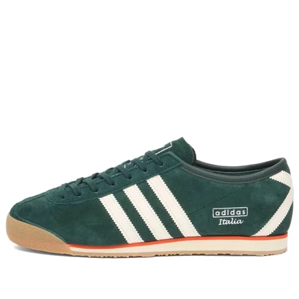 Женские кроссовки Adidas Italia 70s, зелено-кремовые