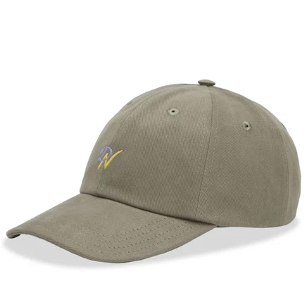 Мужская бейсболка Drake's x Nanga Twill, зеленая