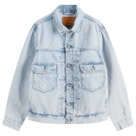 Мужская джинсовая куртка Levi's Type II E by END., голубая