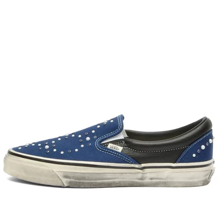 Кроссовки Vans LX Classic Slip-On 98 цвета индиго с перламутром