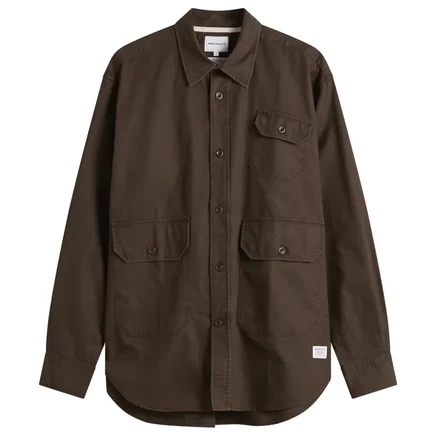 Мужская рубашка Norse Projects Espevik, сланцевая