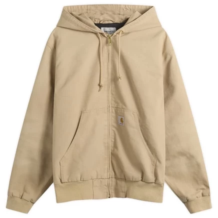 Мужское худи Carhartt WIP OG Active с капюшоном, пыльно-коричневое