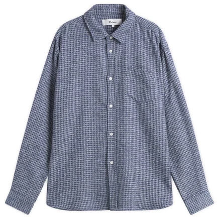 Мужская рубашка Palmes Cotton Mouline, синяя