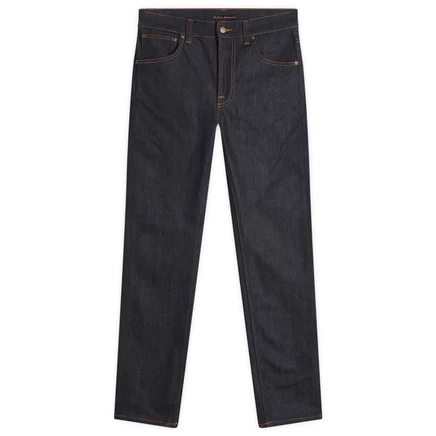 Мужские зауженные джинсы Nudie Lean Dean, индиго