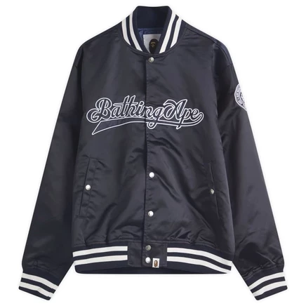 Мужская куртка-бомбер A Bathing Ape, темно-синяя