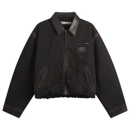 Женская куртка-бомбер Acne Studios Okra, темно-коричневая