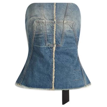 Мужское бюстье RICK OWENS DRKSHDW Bustier, индиго