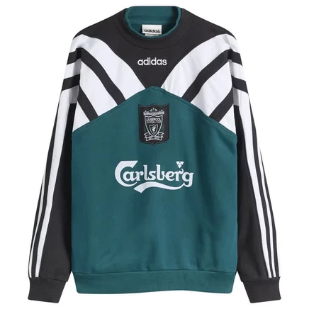 Мужская толстовка Adidas Liverpool FC 95, темно-зеленая/черная
