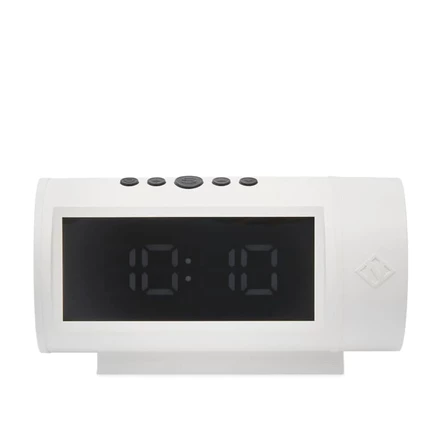 Настольные часы-будильник Newgate Pil LED, белые