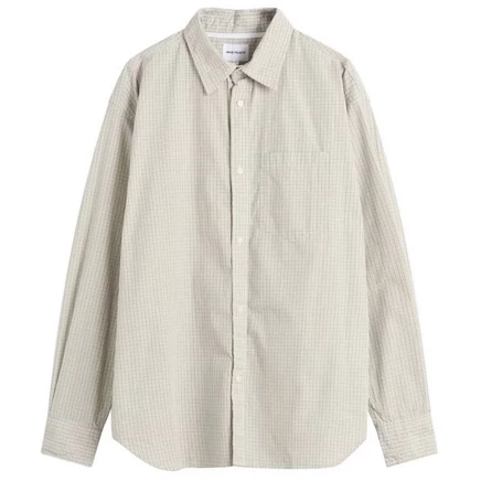 Мужская рубашка Norse Projects Ole в клетку, овсяная