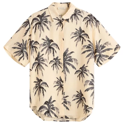 Рубашка Anine Bing Tristan Palm black palm