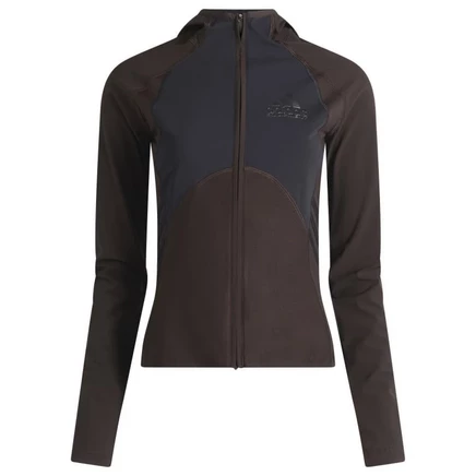 Мужской лонгслив Adidas EQT с капюшоном, кофейно-черный