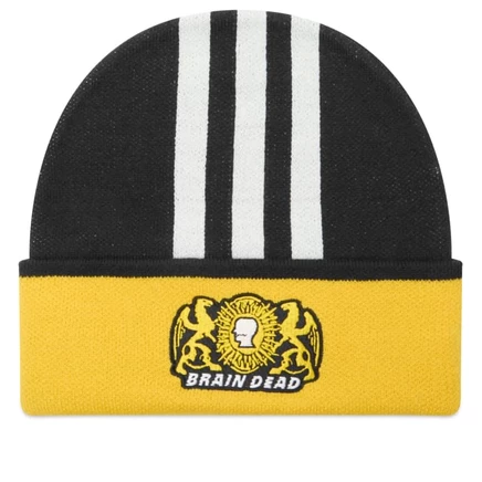 Мужская шапка Adidas x Brain Dead, черная