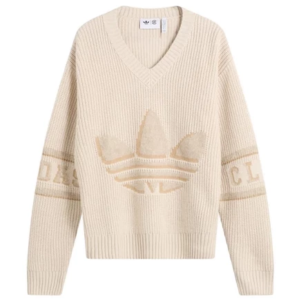 Мужская вязаная кофта Adidas x CLOT Superstar, песочная
