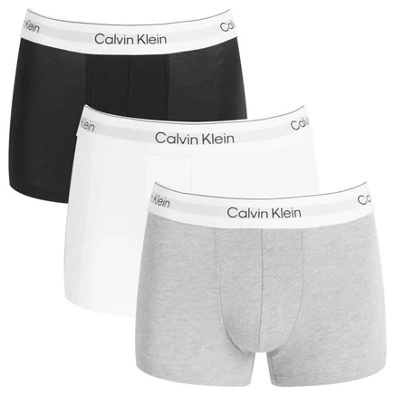 Мужские трусы-боксеры Calvin Klein Icon, 3 шт., чер/бел/сер
