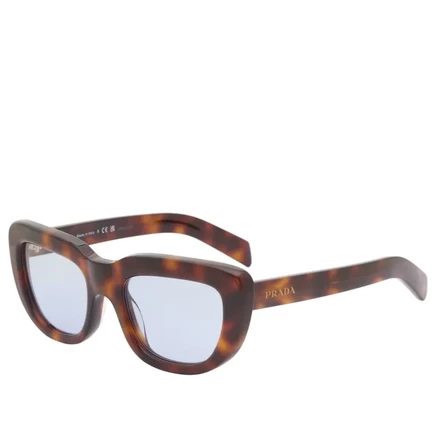 Мужские солнцезащитные очки Prada D07S, черепаховые/синие