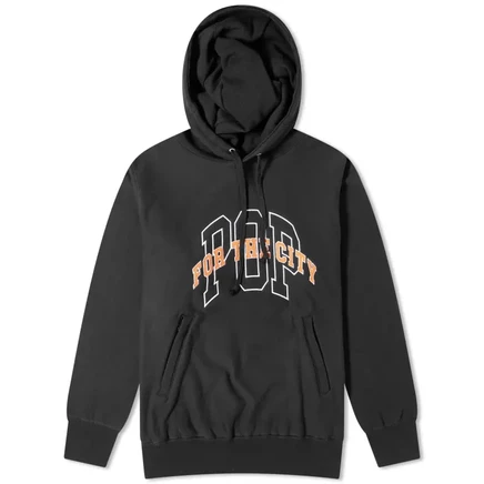 Мужское худи Pop Trading Company x FTC, черное
