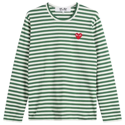Мужской лонгслив COMME des GARONS PLAY, многоцветный