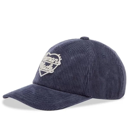 Мужская кепка HUMAN MADE Heart 6 Panel, темно-синяя