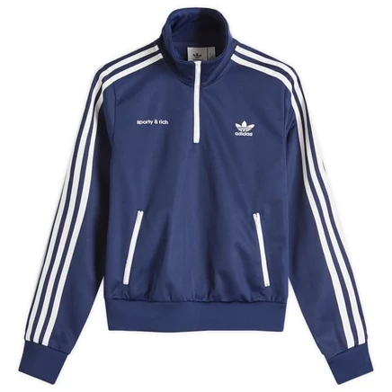 Олимпийка Adidas x Sporty & Rich, ночной индиго