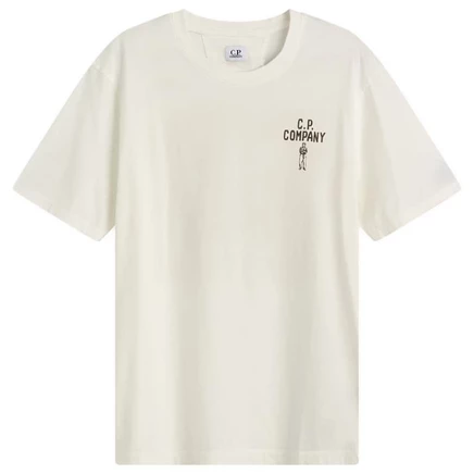 Мужская футболка C.P. Company British Sailor, белая