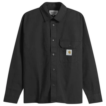 Мужская рубашечная куртка Carhartt WIP Reno, черная