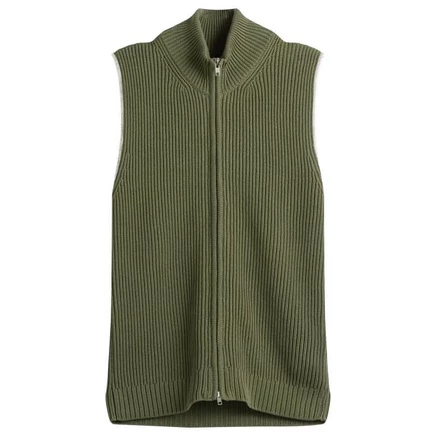 Мужская трикотажная жилетка MM6 Maison Margiela, хаки