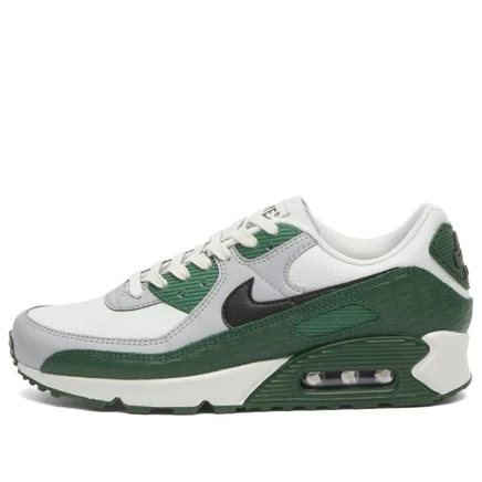 Женские кроссовки Nike Air Max 90 SE, зелено-черно-серые