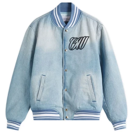 Мужская джинсовая куртка Off-White Full Denim, черная