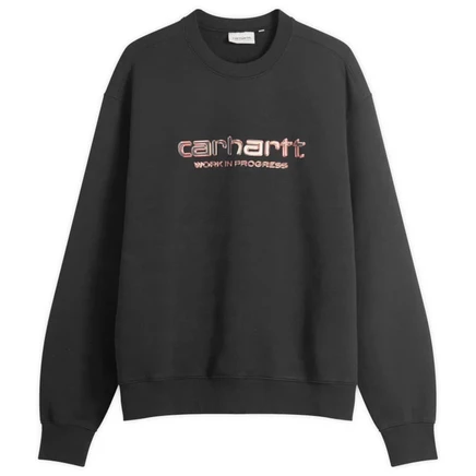 Мужской свитшот Carhartt WIP Solar Chrome, черный