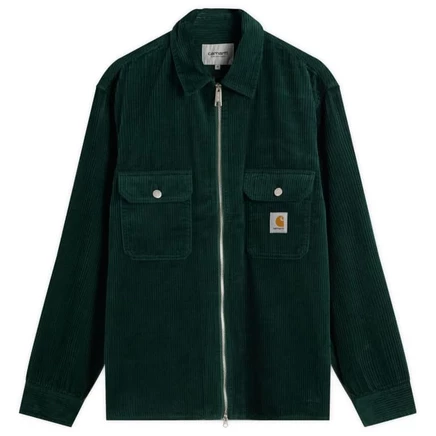 Вельветовая куртка-рубашка на молнии Carhartt WIP Reynold
