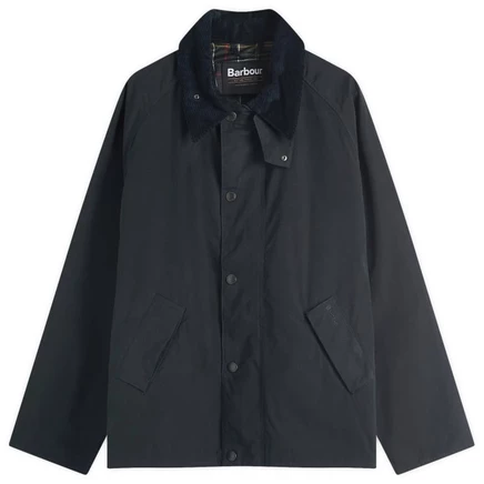 Мужская куртка Barbour OS Transporter восковая, синяя