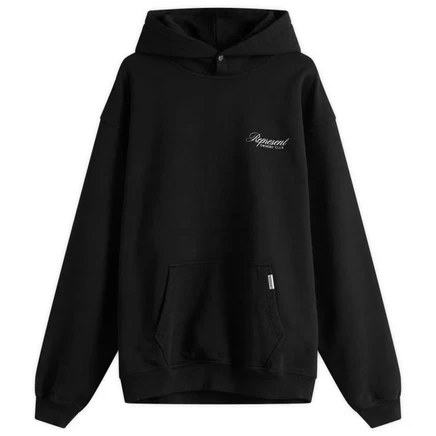 Мужское худи represent owners club script, черное