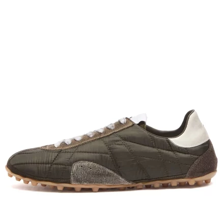 Кроссовки Maison Margiela Sprinter, темно-зеленые с белым и серым
