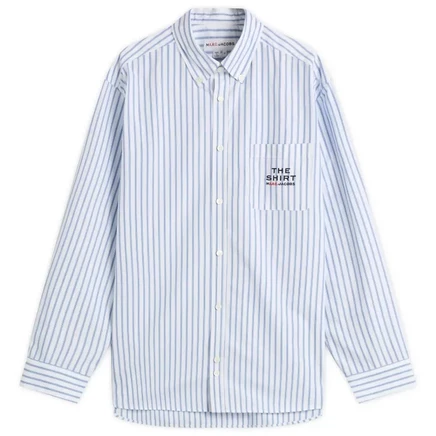 Мужская рубашка A.P.C. x Marc Jacobs The Shirt, синяя