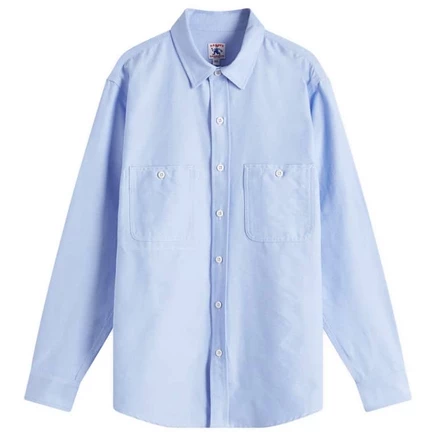 Рабочая рубашка Randy's Clothes с 3 карманами blue oxford
