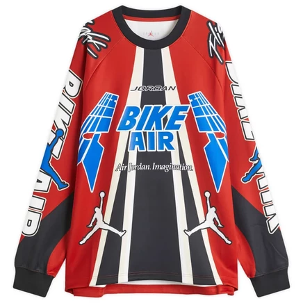 Эйр Джордан х Найджел Сильвестр Майка для велосипеда Mj cinnabar, black & lyon blue