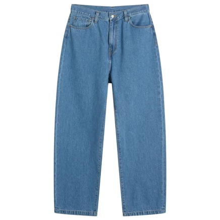 Мужские джинсы Carhartt WIP Landon Loose Tapered, синие с эффектом потертостей